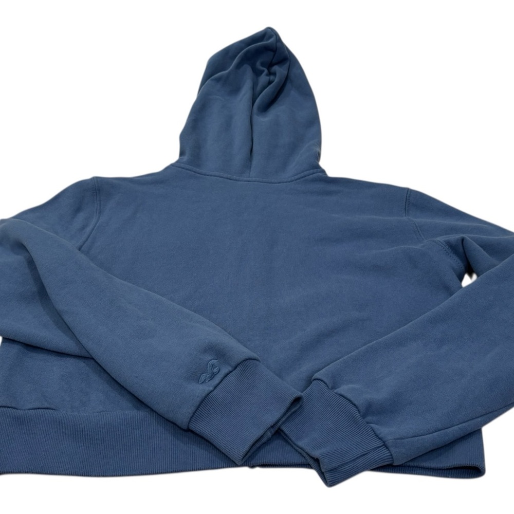 Small Hollister Blue Zip-Up Hoodie - Picture 5 of 6